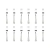 Discount Godinger Crete Sandblasted Mirrored 18/0 Stainless Steel Salad Fork, Set of 12