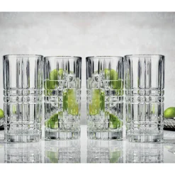 New Godinger Daytona Highball, Set of 4