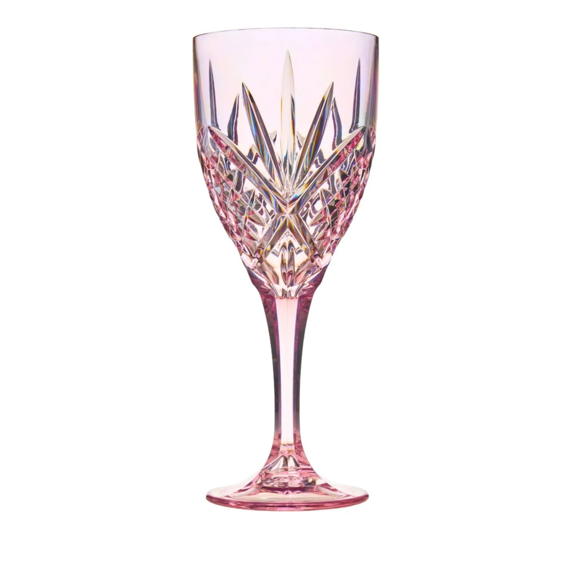 Hot Godinger Dublin Acrylic Blush Goblet
