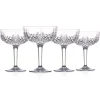 Discount Godinger Dublin Acrylic Champagne Coupe, Set of 4