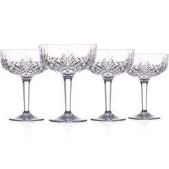 Discount Godinger Dublin Acrylic Champagne Coupe, Set of 4