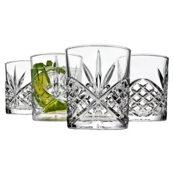 Sale Godinger Dublin Acrylic Clear Double Old Fashion, Set of 4