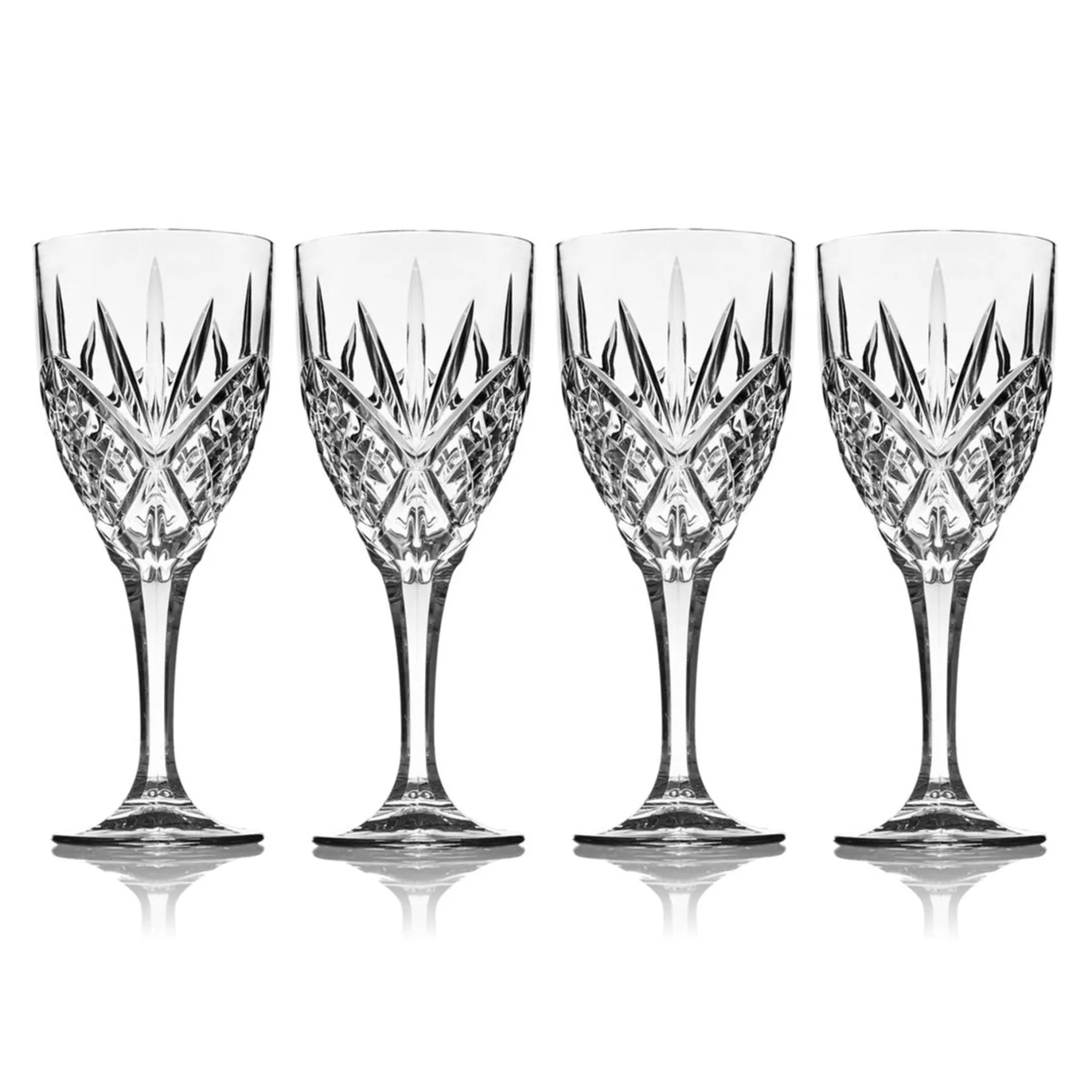 Godinger Dublin Acrylic Goblet, Set of 4