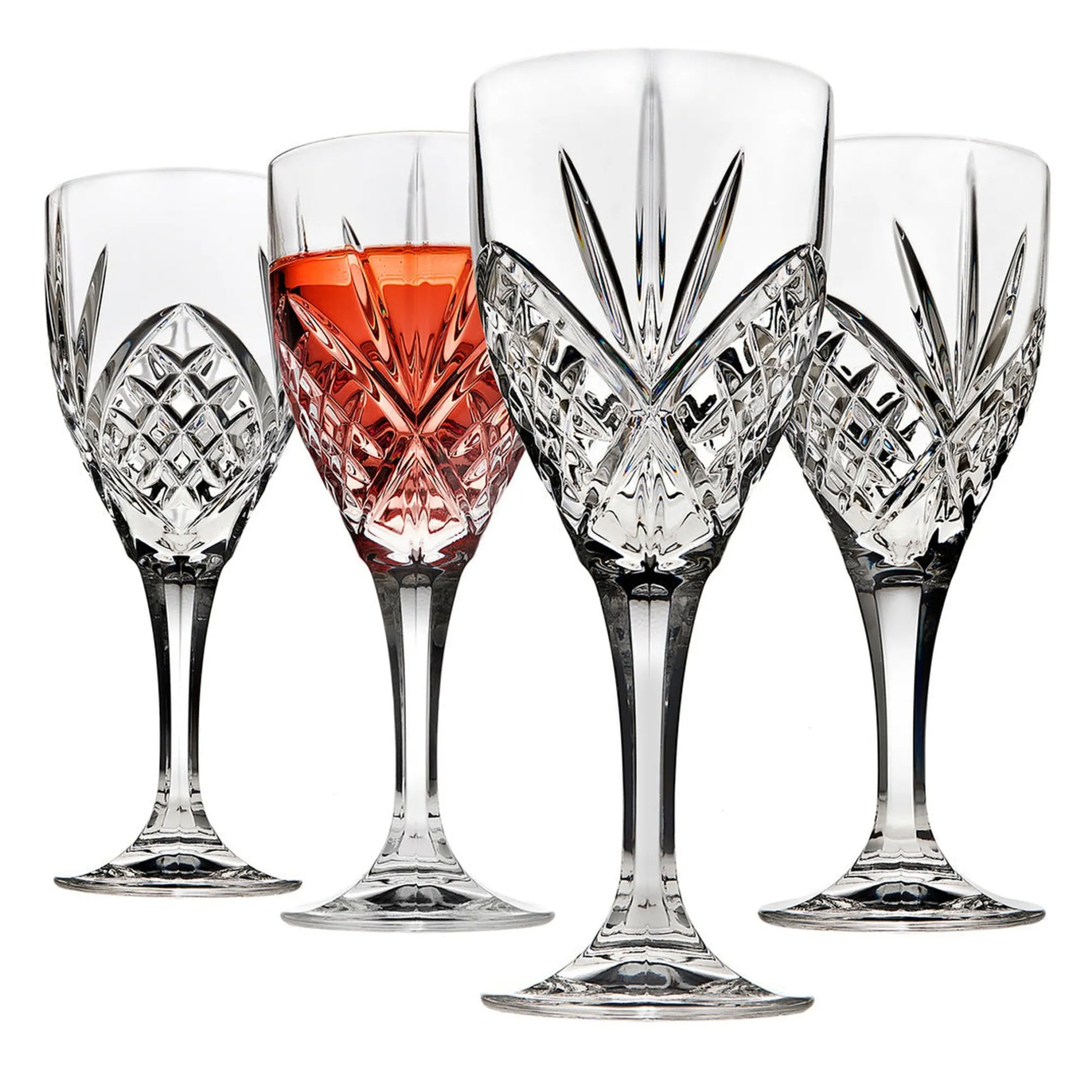 Godinger Dublin Acrylic Goblet, Set of 4