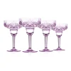Discount Godinger Dublin Acrylic Lavender Margarita, Set of 4
