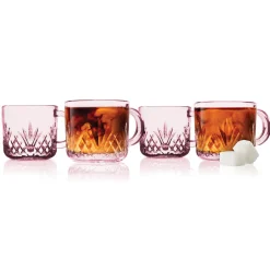 Hot Godinger Dublin Blush Espresso Mug, Set of 4