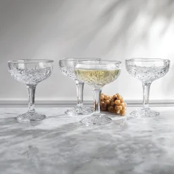 Clearance Godinger Dublin Champagne Coupe, Set of 4