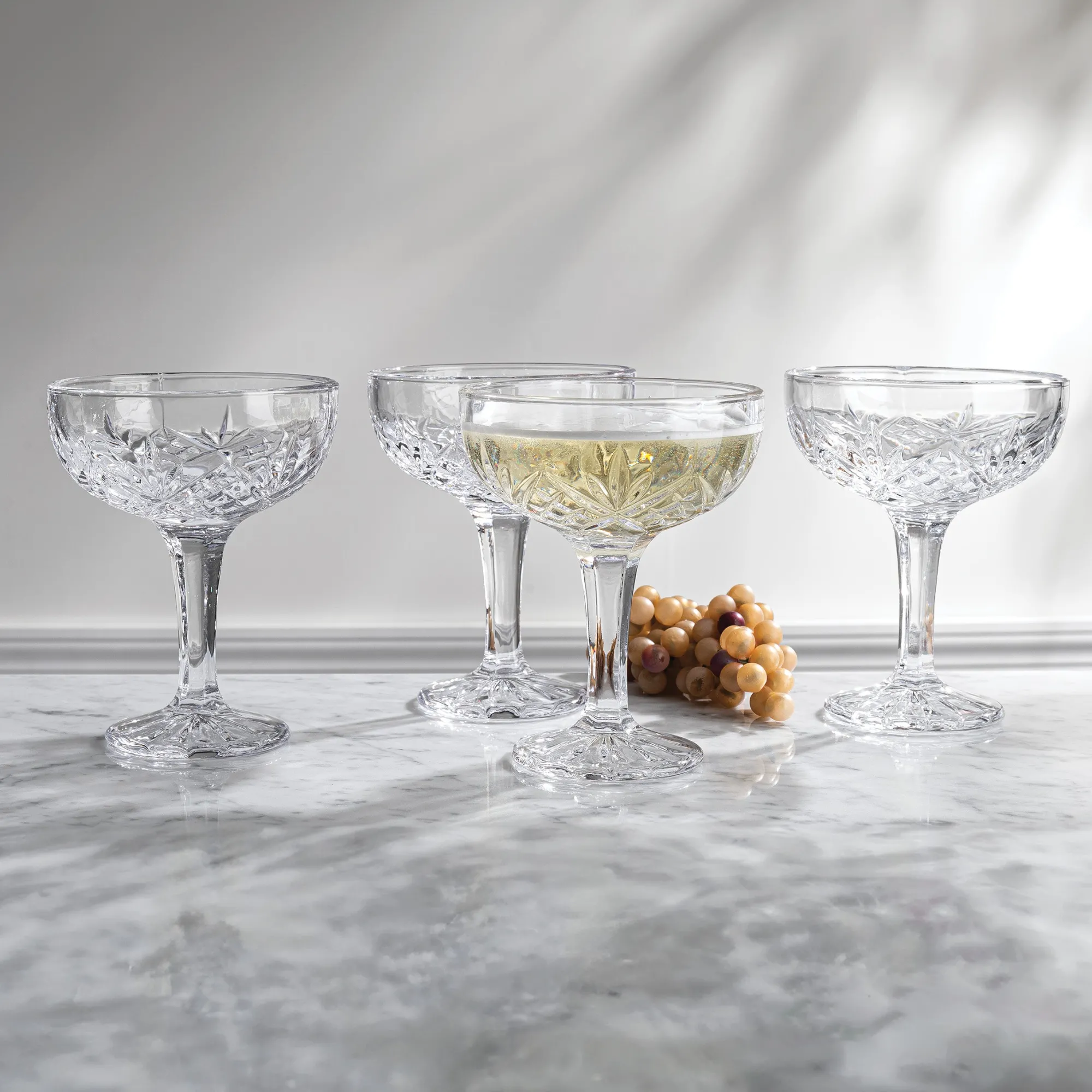 Clearance Godinger Dublin Champagne Coupe, Set of 4