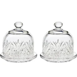 Discount Godinger Dublin Crystal Butter Dome Set