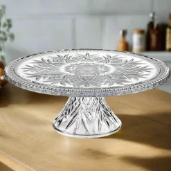 Outlet Godinger Dublin Crystal Cake Stand
