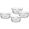 Clearance Godinger Dublin Crystal Cereal Bowls, Set of 4