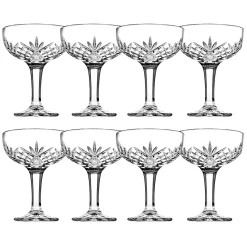 Hot Godinger Dublin Crystal Champagne Coupe, Set of 8