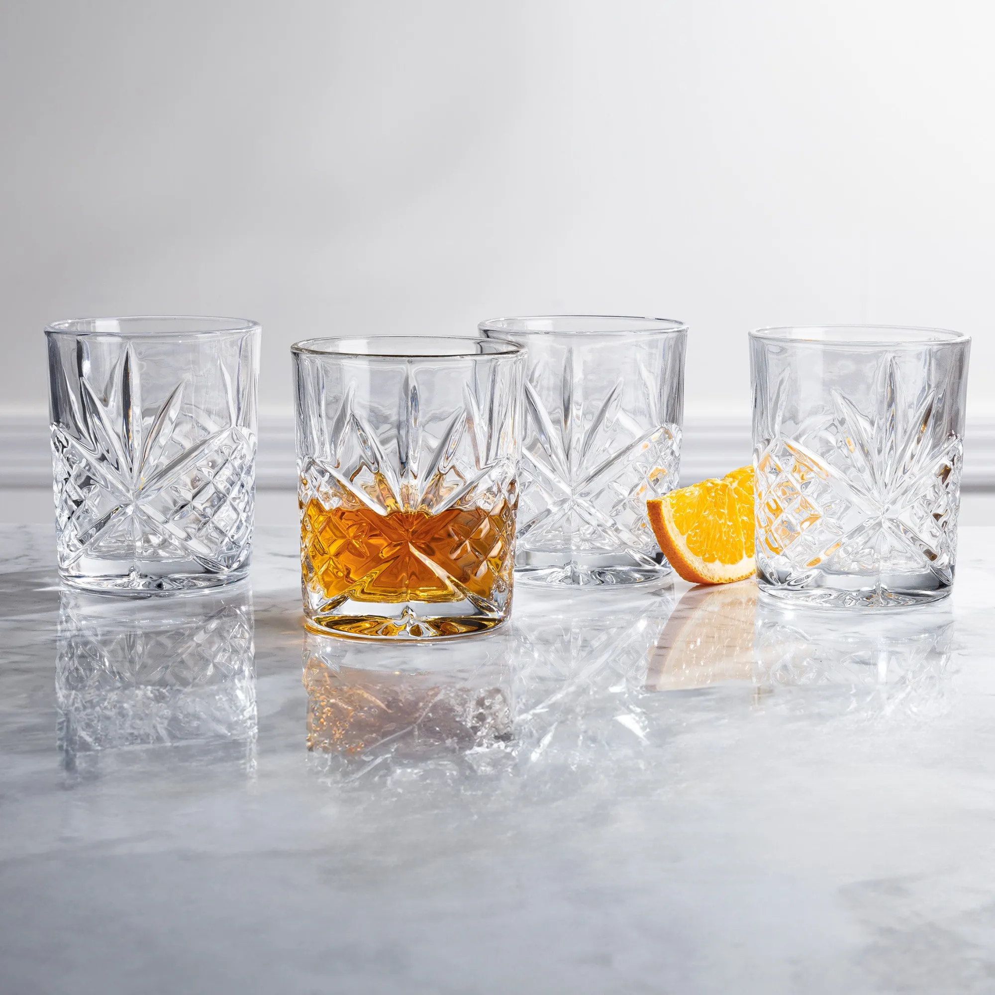 Online Godinger Dublin Crystal Double Old Fashion, Set of 4