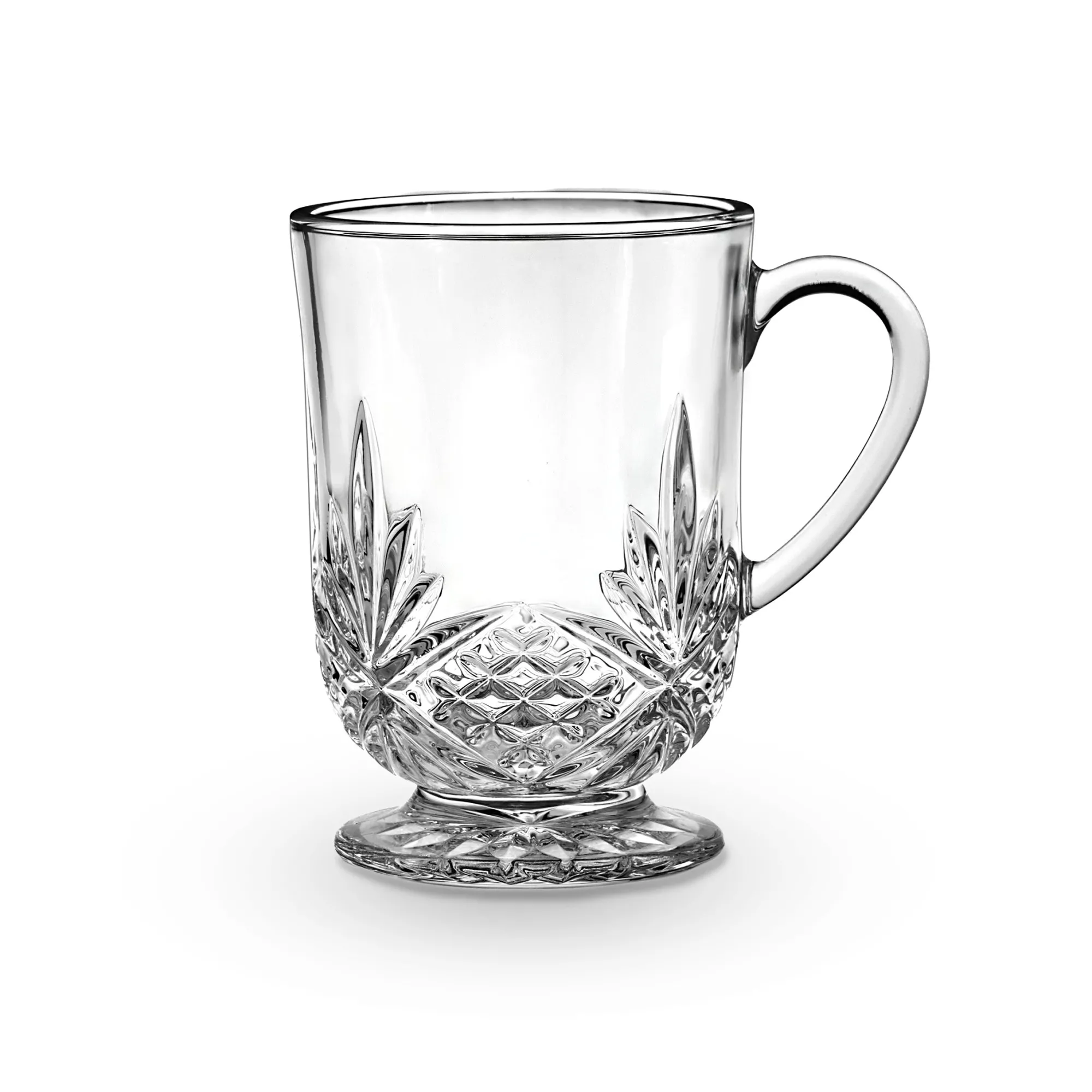 Online Godinger Dublin Crystal Footed Coffee Mug, Set of 4