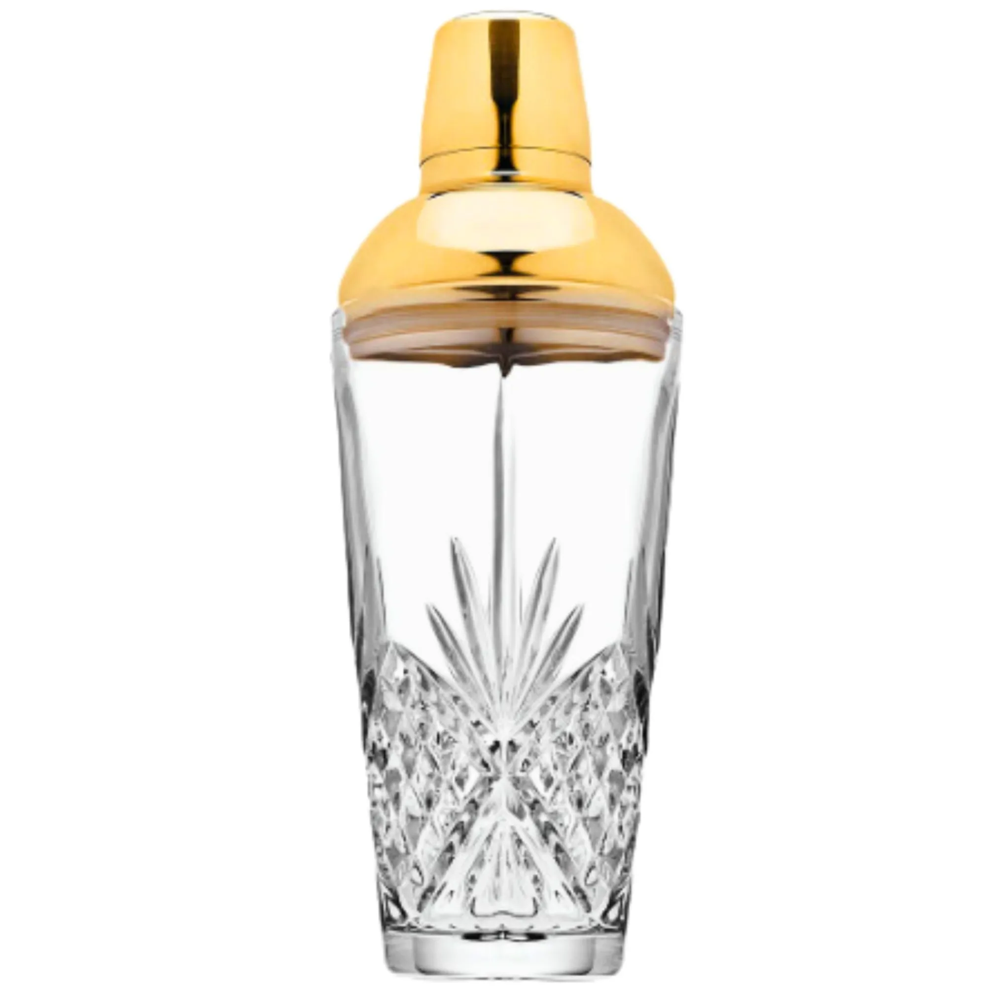 Clearance Godinger Dublin Crystal Gold Martini Shaker