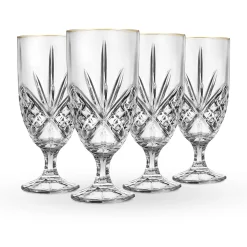 Online Godinger Dublin Crystal Gold Rim Ice Tea Glass, Set of 4