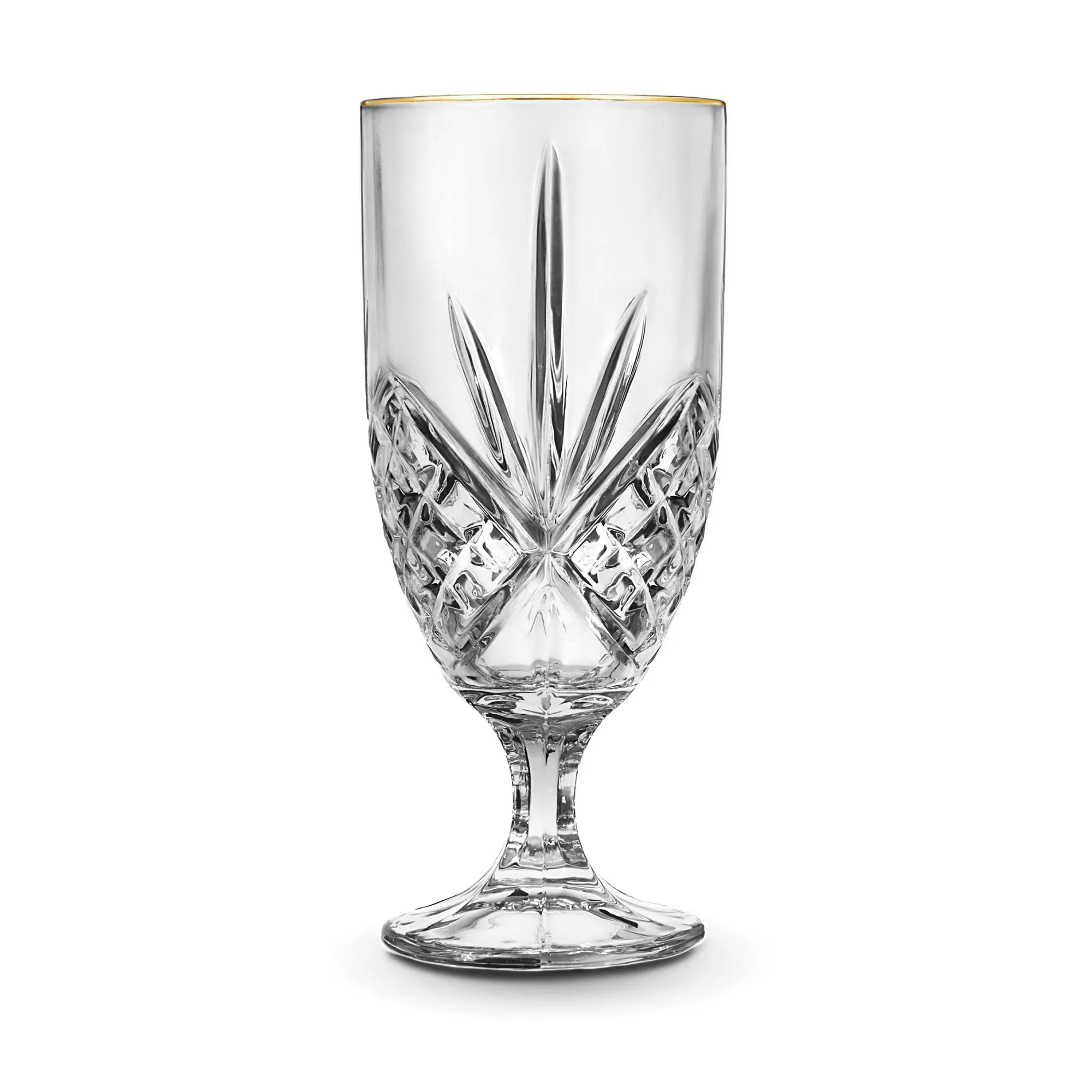 Online Godinger Dublin Crystal Gold Rim Ice Tea Glass, Set of 4