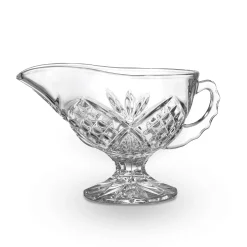 New Godinger Dublin Crystal Gravy Boat