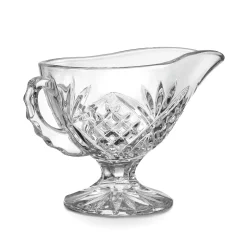 New Godinger Dublin Crystal Gravy Boat