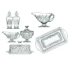 Outlet Godinger Dublin Crystal Hostess 6 Piece Set