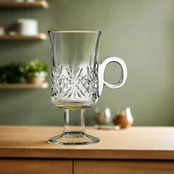 Discount Godinger Dublin Crystal Irish Coffee Mug, Set of 4
