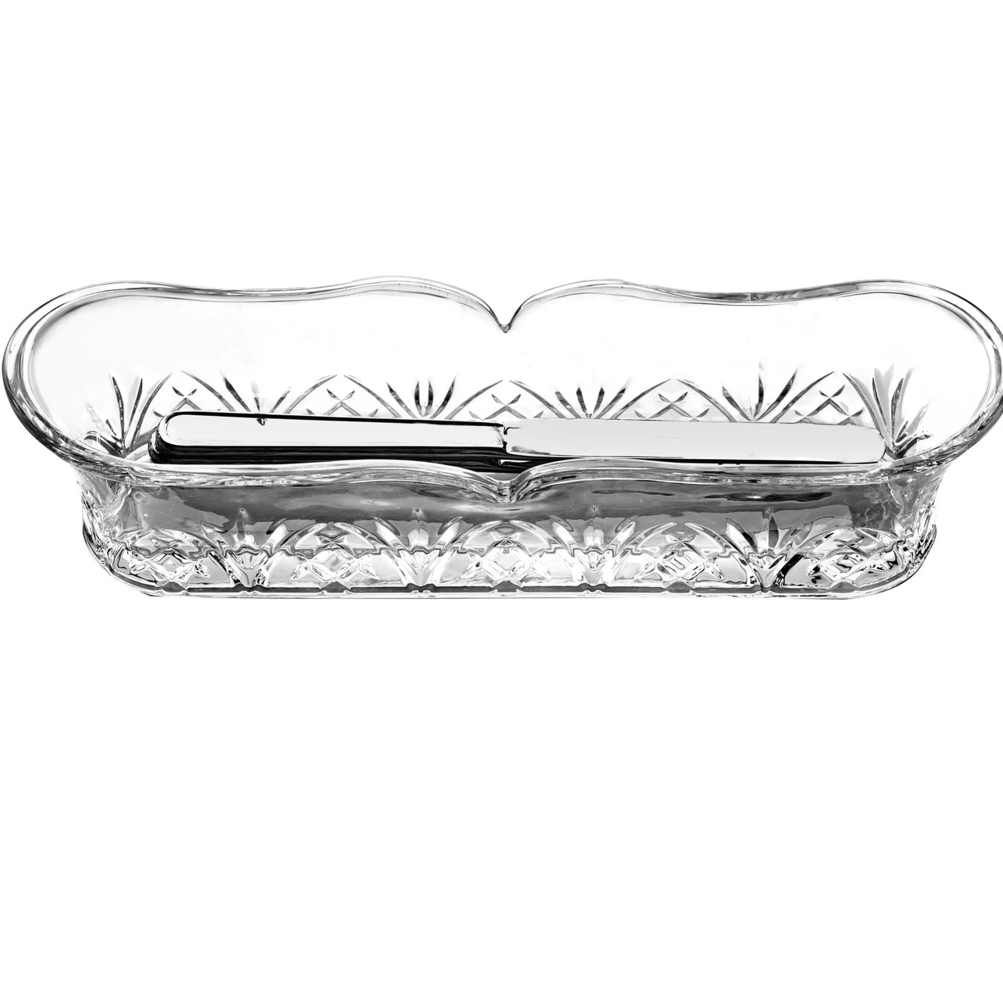 Sale Godinger Dublin Crystal Knife Caddy
