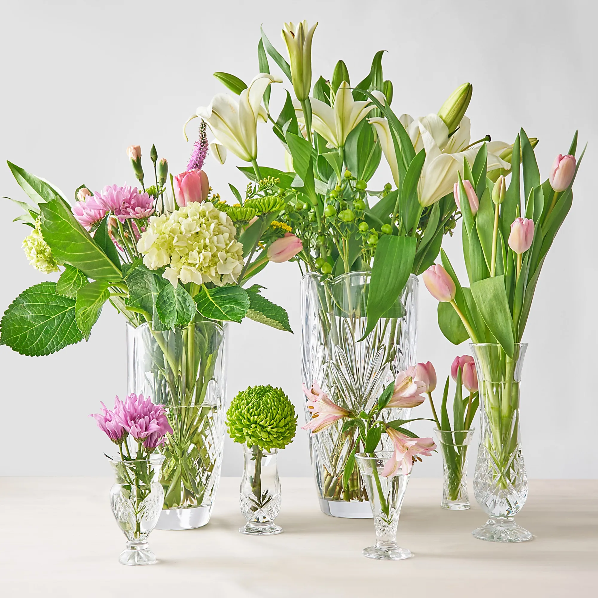 Clearance Godinger Dublin Crystal Large Scalloped Vase