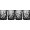 Sale Godinger Dublin Crystal Midnight Double Old Fashion, Set of 4