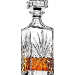 Online Godinger Dublin Crystal 5 Piece Decanter Whiskey Set