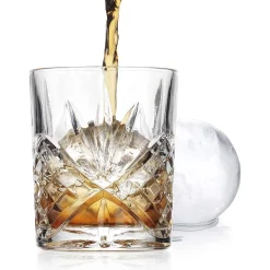 Godinger Dublin Crystal 3 Piece Double Old Fashion Chiller Set