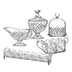 Online Godinger Dublin Crystal 5 Piece Host & Server Set