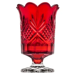 Discount Godinger Dublin Crystal Red Hurricane