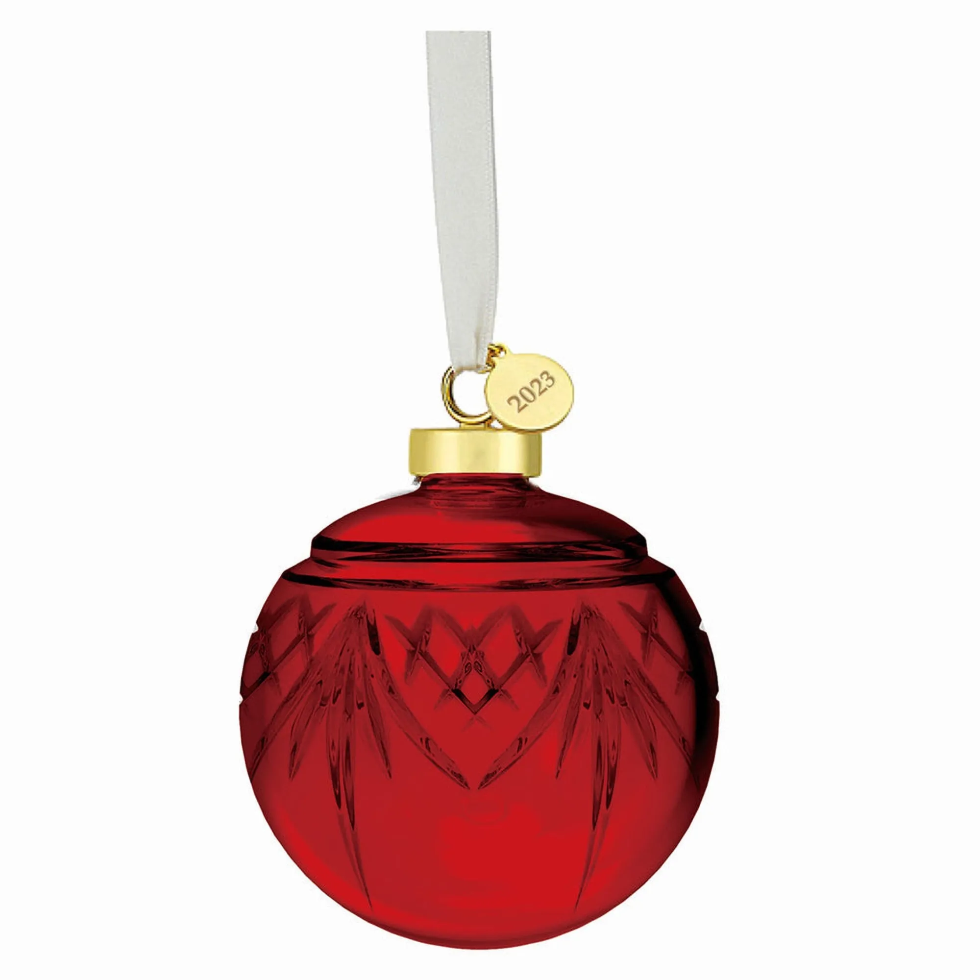 Sale Godinger Dublin Crystal Red Ornament