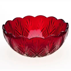 Sale Godinger Dublin Crystal Red Serving Bowl