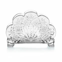 Sale Godinger Dublin Crystal Scalloped Standing Napkin Holder
