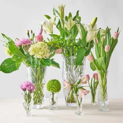 Outlet Godinger Dublin Crystal Scalloped Vase