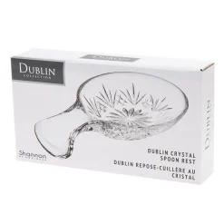 New Godinger Dublin Crystal Spoon Rest