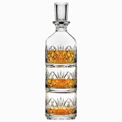Clearance Godinger Dublin Crystal Stacking Decanter