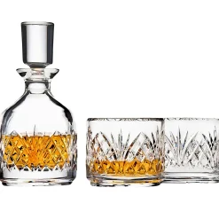 Clearance Godinger Dublin Crystal Stacking Decanter