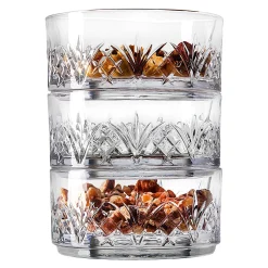 Online Godinger Dublin Crystal Stacking Nut Bowl, Set of 3