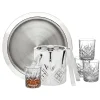 Godinger Dublin Crystal Stainless Steel 7 Piece Bar Set