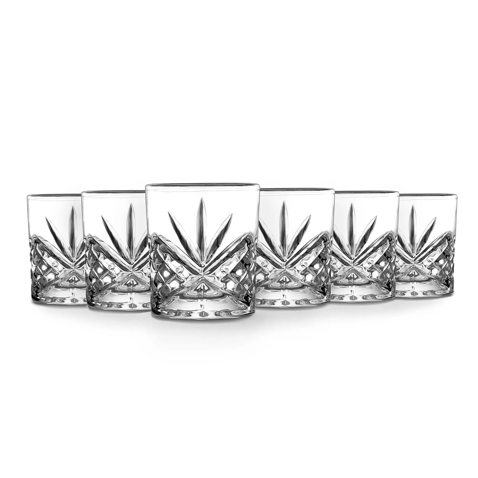 New Godinger Dublin Crystal Whiskey Shot Glass, Set of 6