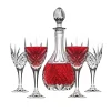 Discount Godinger Dublin Crystal Wine Decanter 5 Piece Set