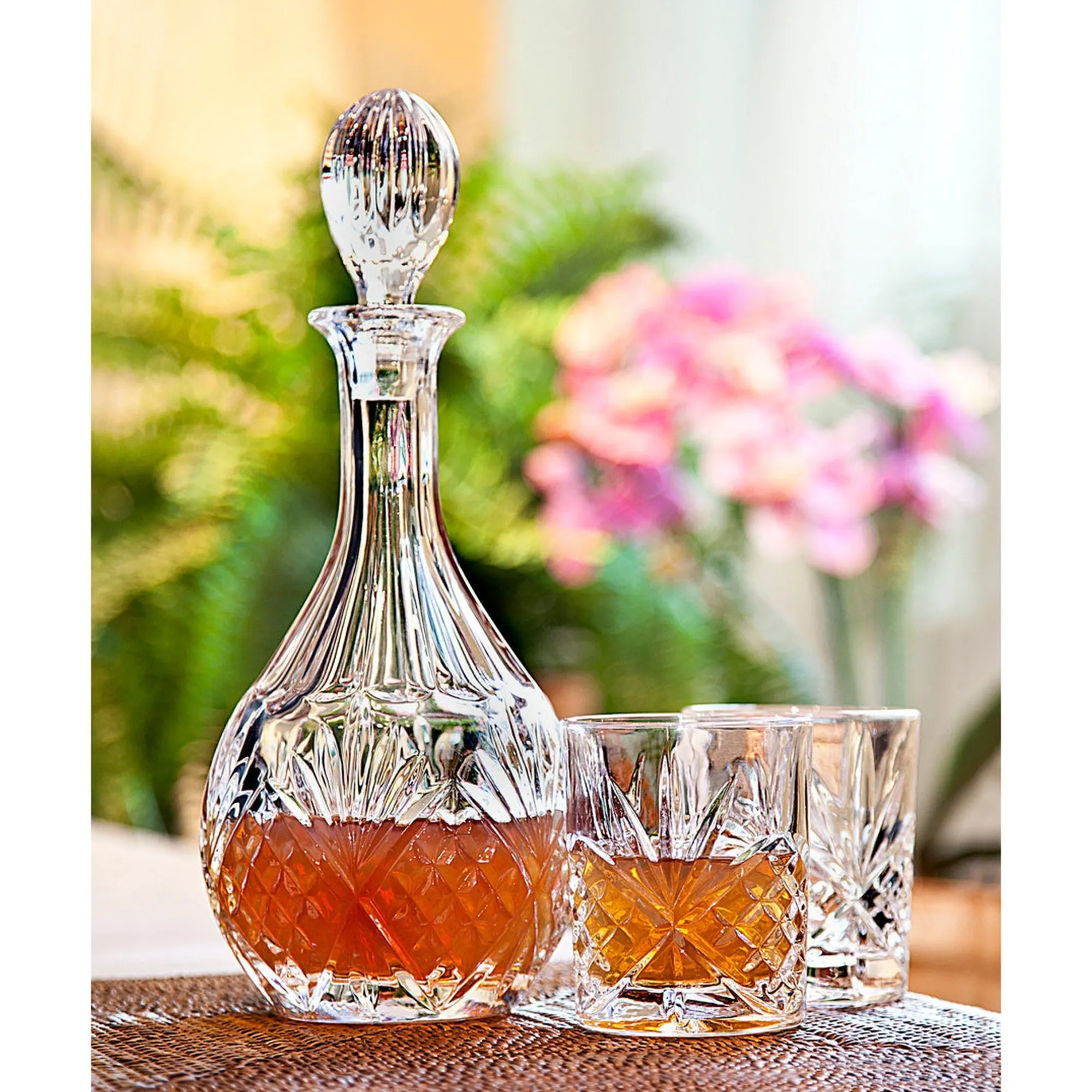 Discount Godinger Dublin Crystal Wine Decanter 5 Piece Set