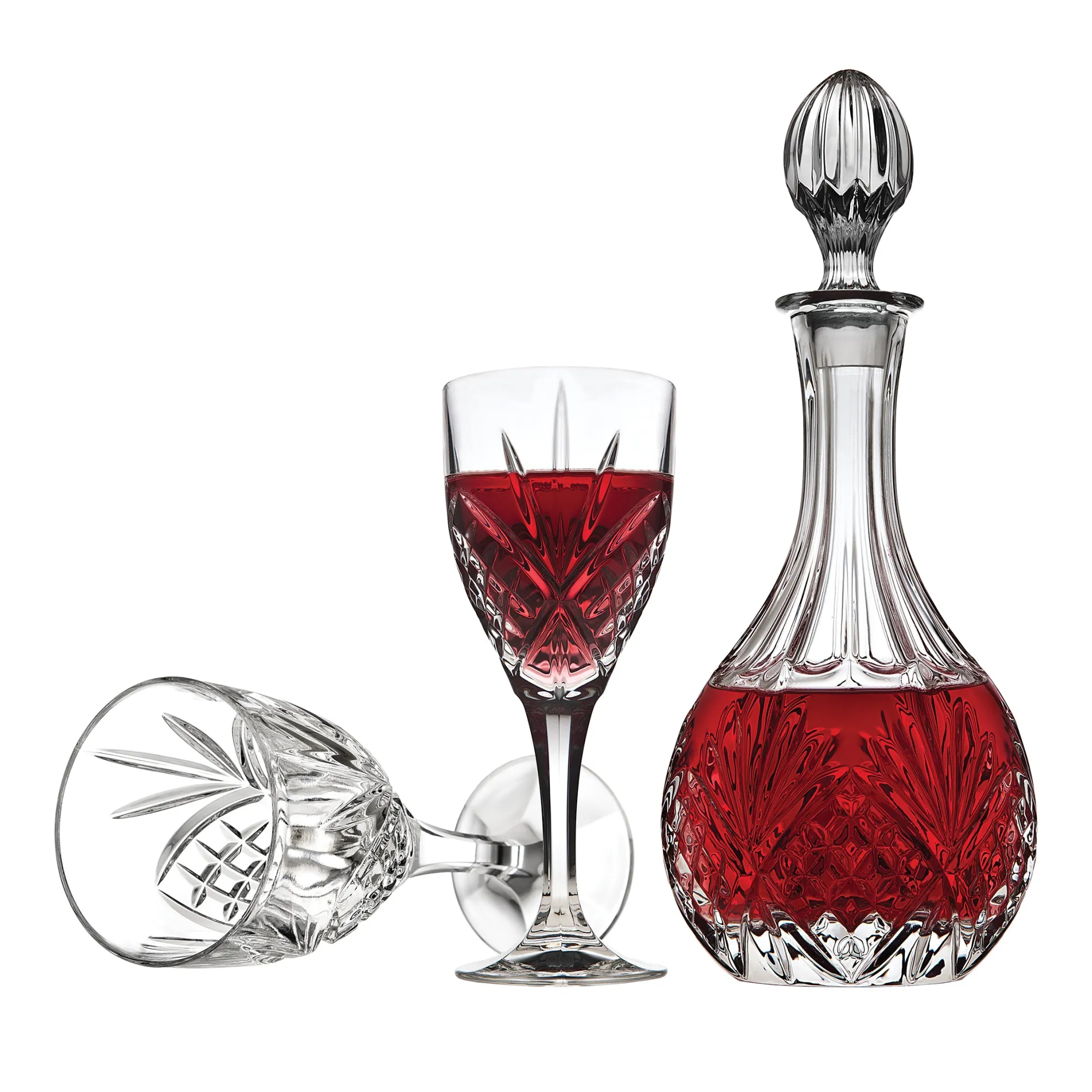 Discount Godinger Dublin Crystal Wine Decanter 5 Piece Set