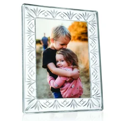 New Godinger Dublin Crystal 5x7 Photo Frame