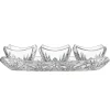 New Godinger Dublin Square 4 Piece Appetizer Server