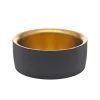 Godinger Encalmo Textured Black & Gold Wine Coaster Set