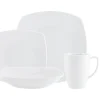 Outlet Godinger Encarta Porcelain 16 Piece Dinnerware Set, Service for 4