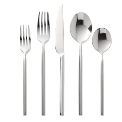 Sale Godinger Esagono Mirrored 18/10 Stainless Steel 20 Piece Flatware Set, Service For 4